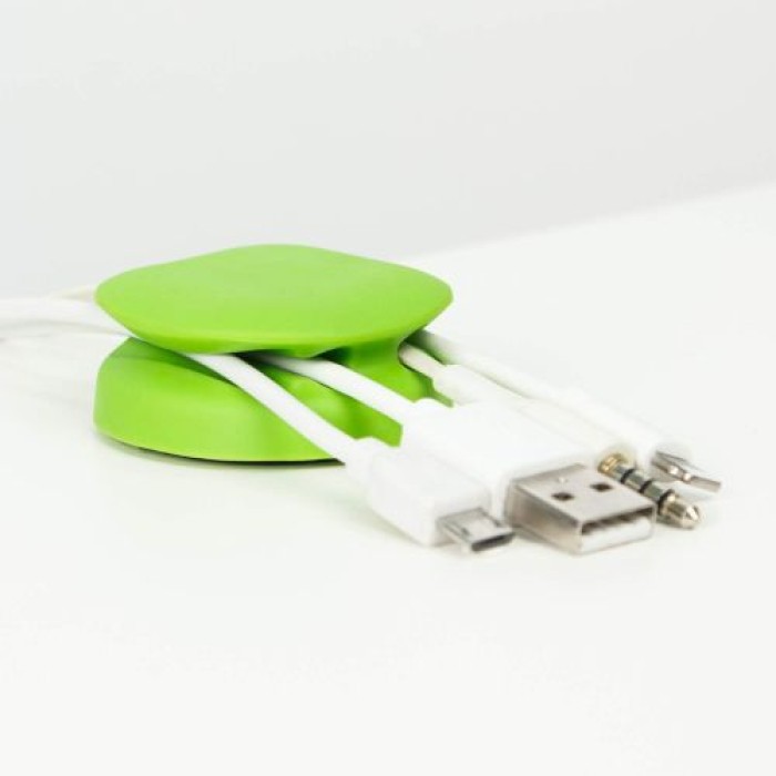 MLINE Cable Candy, Kabelhalter und Kabelführung, Turtle grün, CC007