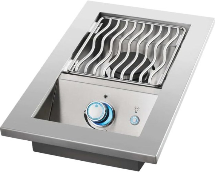 Napoleon Einbau Brenner mit einheitlicher Oberfläche der Serie 700 mit Edelstahlabdeckung, 1 Brenner, BIB10RTPSS-CE