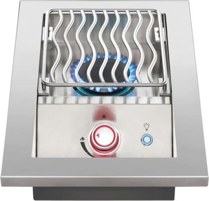 Napoleon Einbau Brenner mit einheitlicher Oberfläche der Serie 700 mit Edelstahlabdeckung, 1 Brenner, BIB10RTPSS-CE