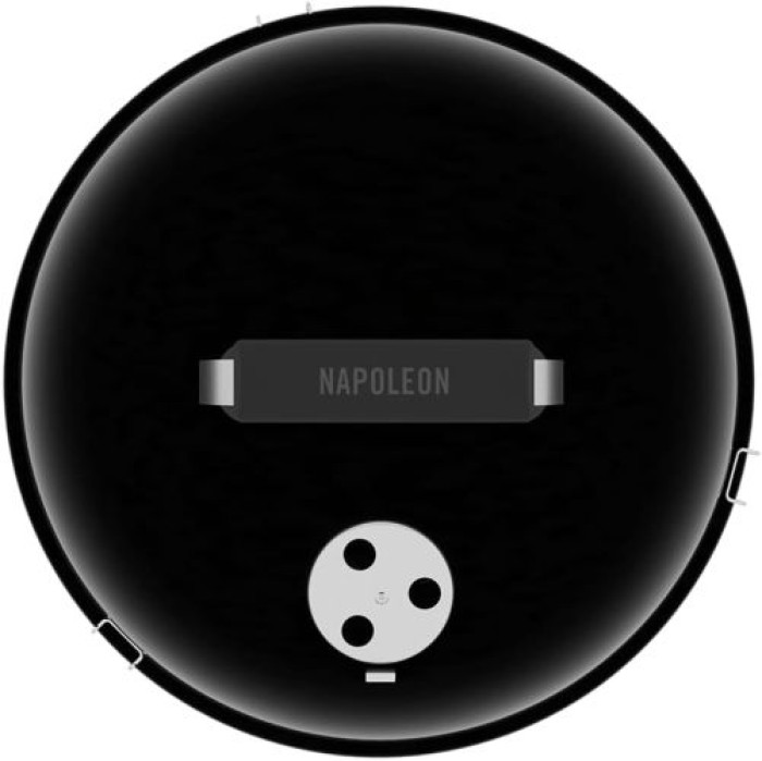 Napoleon NK14 Tragbarer Holzkohle-Kugelgrill, 37 cm, NK14K-LEG-3, schwarz, tragbar, 967,7 cm² Kochfläche, stabiles 4-Bein-Design NK14K-LEG-3