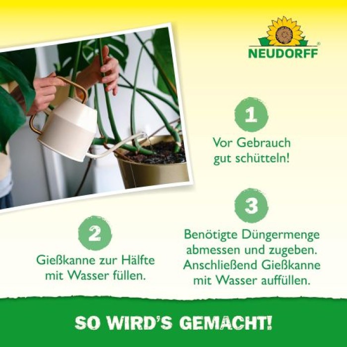 Neudorff Azet Grünpflanzendünger 1L - 100% natürlicher Dünger flüssig, 01463