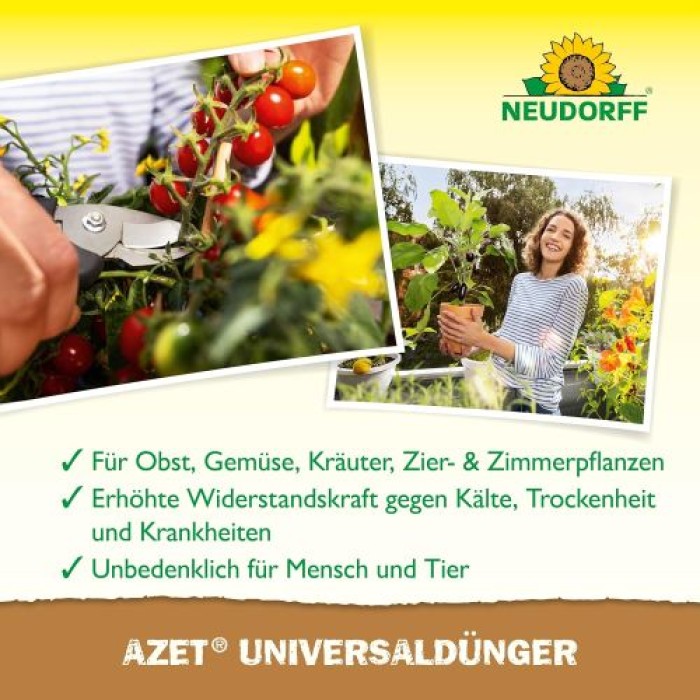 Neudorff Azet UniversalDünger – 100% Bio Dünger für alle Pflanzen, 1 Liter 1423