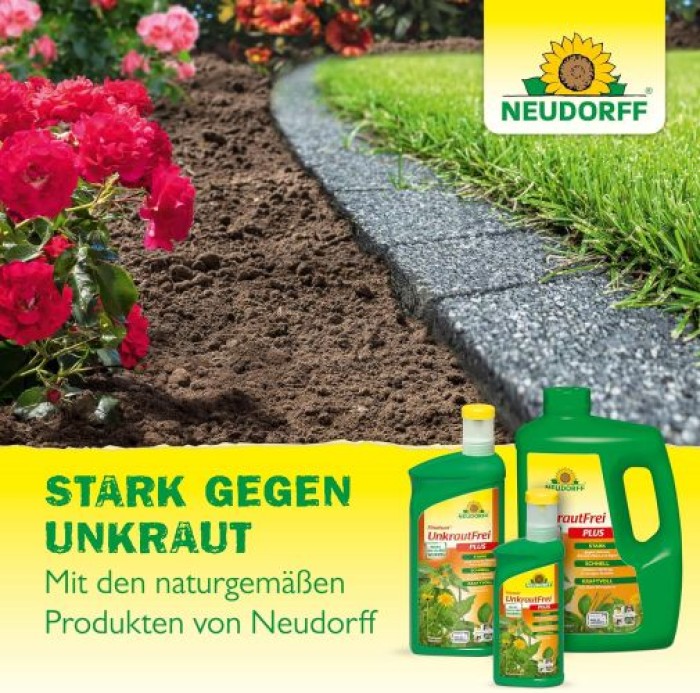 Neudorff BioKraft Grundstoff Essig – 100% natürlicher, anwendungsfertiger Unkrautvernichter, 1 Liter Spray, 1994