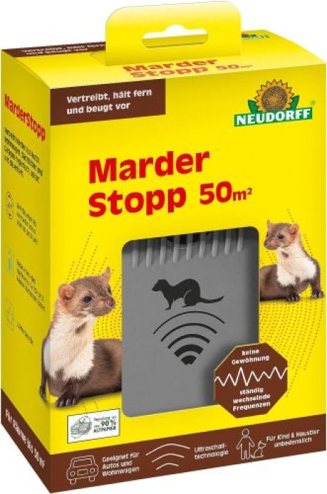 Neudorff MarderStopp 50m2G, vertreibt Marder sofort und dauerhaft, 3040