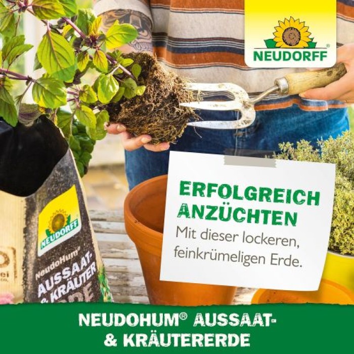 Neudorff NeudoHum AussaatErde und KräuterErde 3L, 00975