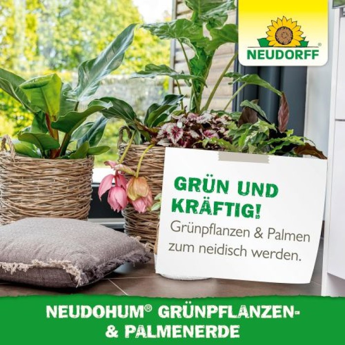 Neudorff NeudoHum Grünpflanzen und Palmenerde 3 Liter,  01008