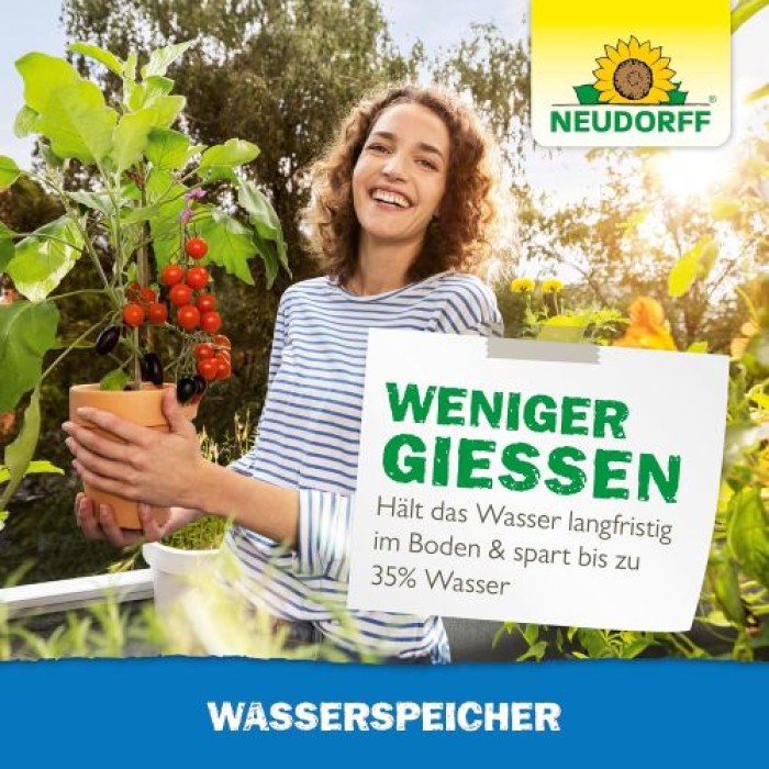 Neudorff Wasserspeicher – spart bis zu 35% mehr Wasser, reduziert Trockenstress, 2,5 kg 01399