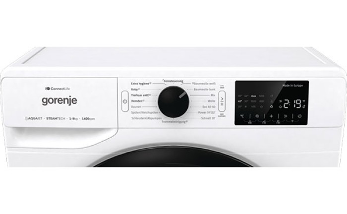 Gorenje Waschmaschine freistehend, 9 kg, 1400 U/min WPNEI94A1TS
