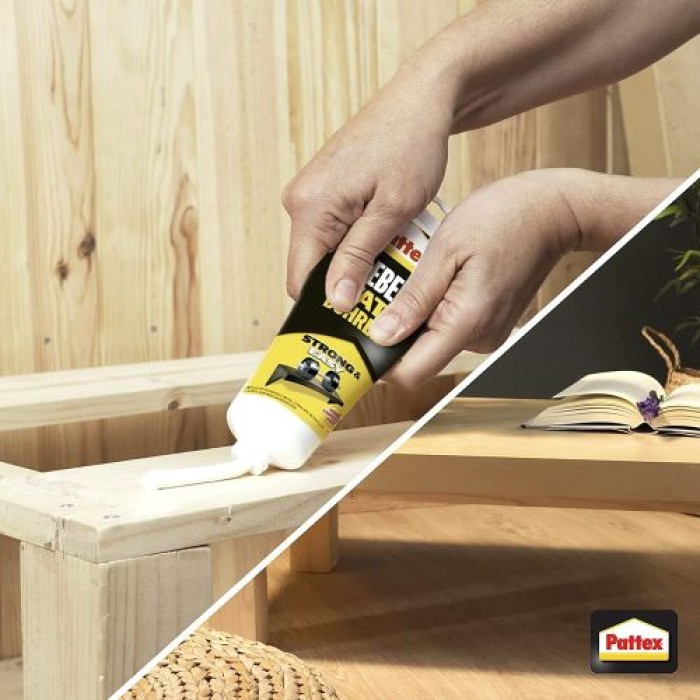 Pattex Montagekleber Kleben statt Bohren, starker Kraftkleber, 250g, 2713228