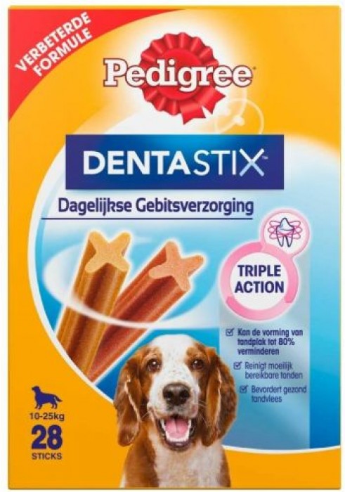 PEDIGREE Hundesnacks Hundeleckerli Dentastix Medium Tägliche Zahnpflege, 28 Sticks (1 x 28 Sticks) 1994