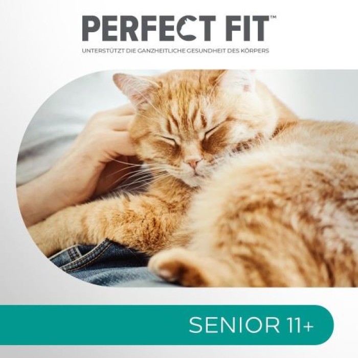 PERFECT FIT Senior Trockenfutter für ältere Katzen ab 11 Jahren - Huhn, 750g, 453997