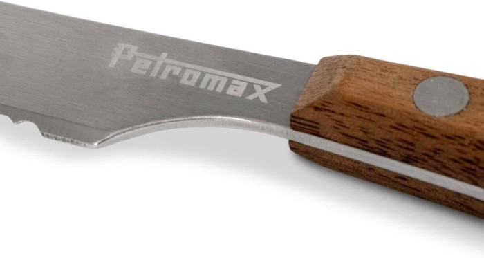 Petromax Campingbesteck - Messer, Gabel, Esslöffel, Teelöffel und Snack-Gabel - 5-teiliges Camping-Besteckset, cutlery1