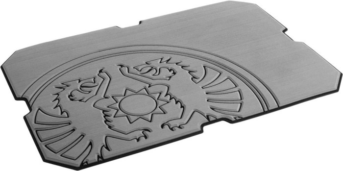 Petromax Haftauflage für Kühlbox 25 Liter, Drachenemblem, grau, kx25-padg-d