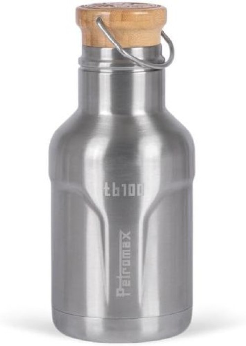 Petromax Isolierflasche 1 Liter, Getränkeflasche, BPA-frei, Kühlhaltedauer ca.74h, Warmhaltedauer ca.18h, tb100