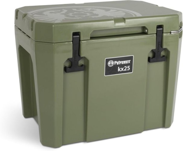 Petromax Kühlbox 25 Liter, Passive Kühlung, Eiskühldauer bis zu 12 Tage, kx25-oliv