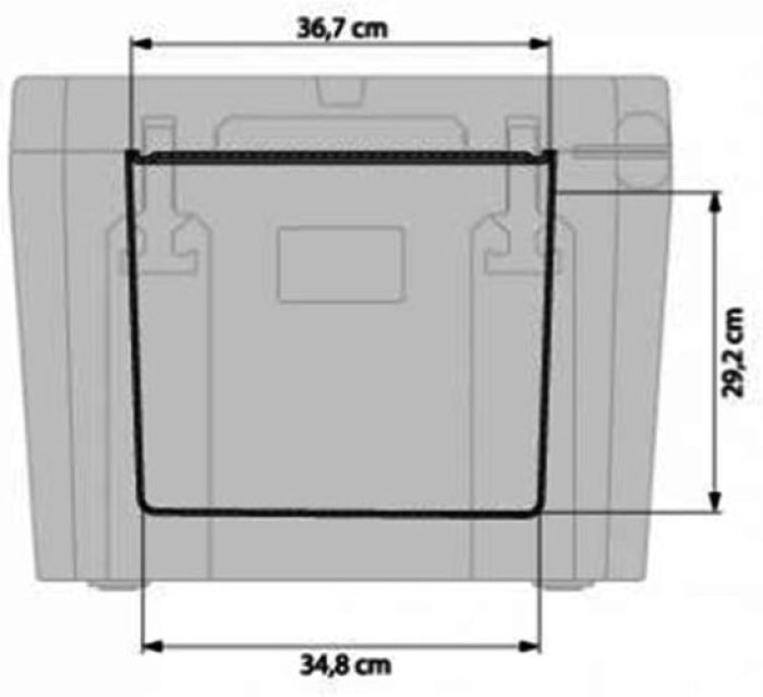 Petromax Kühlbox 25 Liter, Passive Kühlung, Eiskühldauer bis zu 12 Tage, kx25-oliv