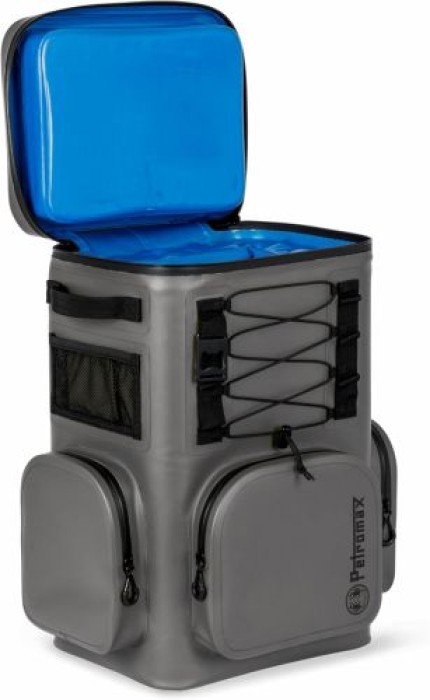 Petromax Kühlrucksack 17 Liter, 6 Tage Passive Kühlung ohne Strom, grau, kx-bkpk17-grau