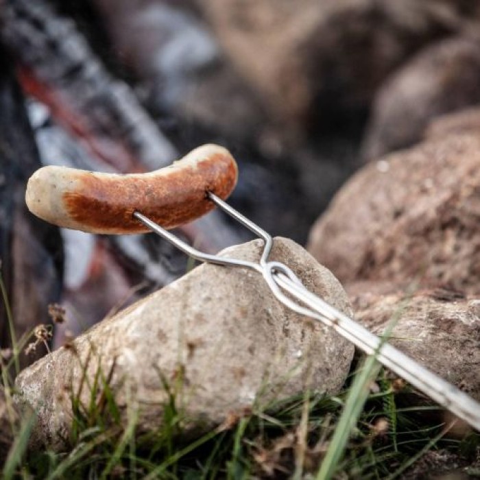Petromax Lagerfeuer-Spieß aus Edelstahl, Ideal für Camping, Outdoor & Lagerfeuer, ls1