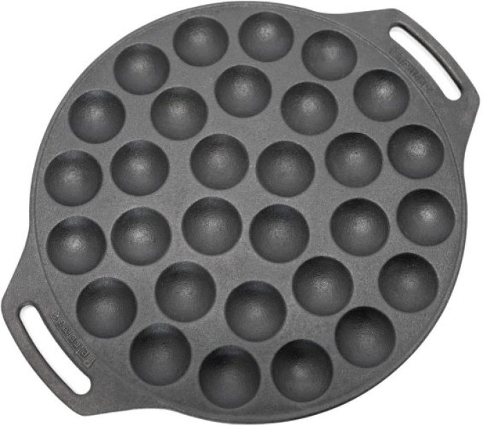 Petromax Poffertjespfanne, für Niederländische Poffertjes, Ideal für Camping, Outdoor und Lagerfeuer, poff30