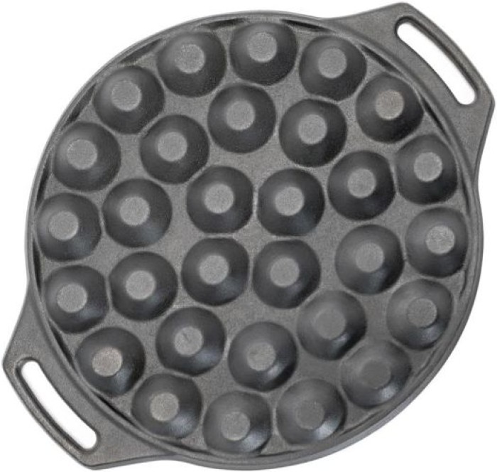 Petromax Poffertjespfanne, für Niederländische Poffertjes, Ideal für Camping, Outdoor und Lagerfeuer, poff30