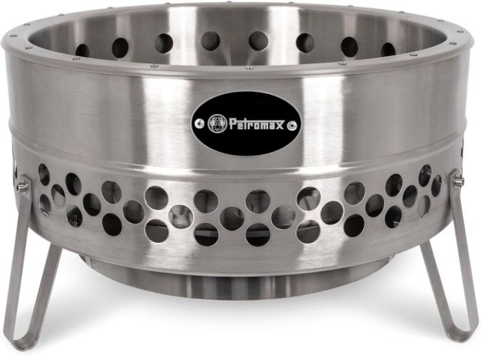 Petromax Tyropit Feuerschale, standfest und mit integriertem Hitzeschild, Edelstahl, tyropit-px