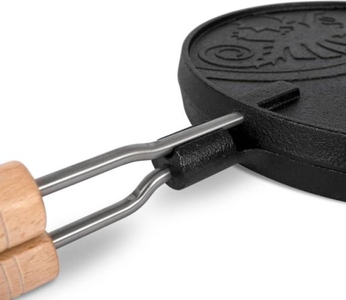 Petromax Wende-Waffeleisen, schwarz, 9 x 22 x 54 cm, wf-tx