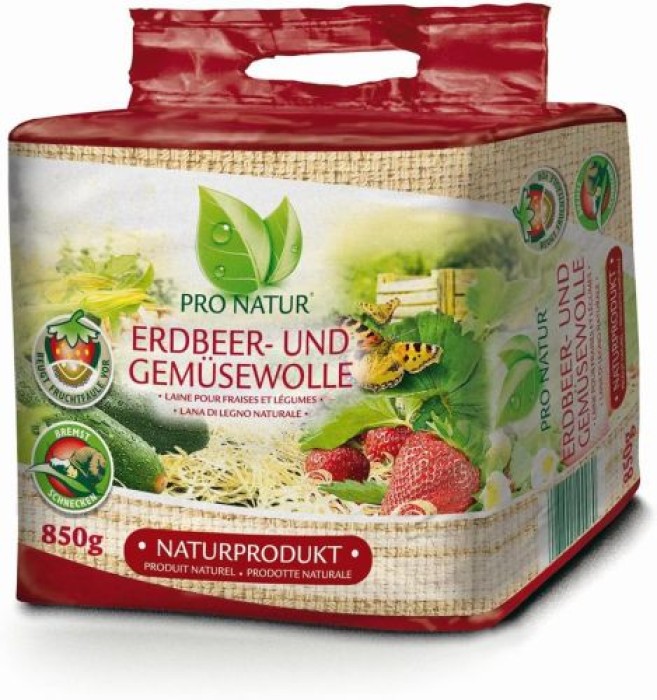 Pro Natur Erdbeer- und Gemüsewolle, Anti Fruchtschimmel, 850 g, 296