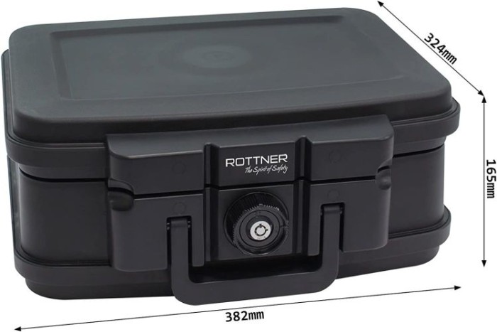 Rottner Feuerschutzkassette FIRE DATA BOX 1 schwarz, T06351