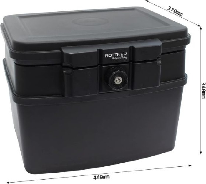 Rottner Feuerschutzkassette FIRE DATA BOX 3 schwarz, T06353