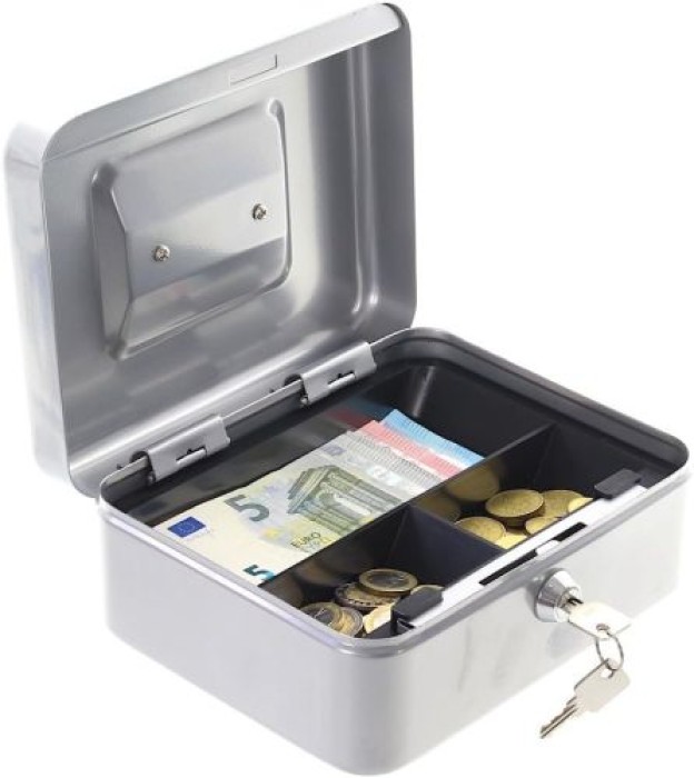 Rottner Geldkassette HomeStar Cash 2, Silber, T06108