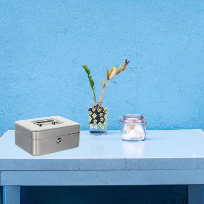 Rottner Geldkassette HomeStar Cash 2, Silber, T06108
