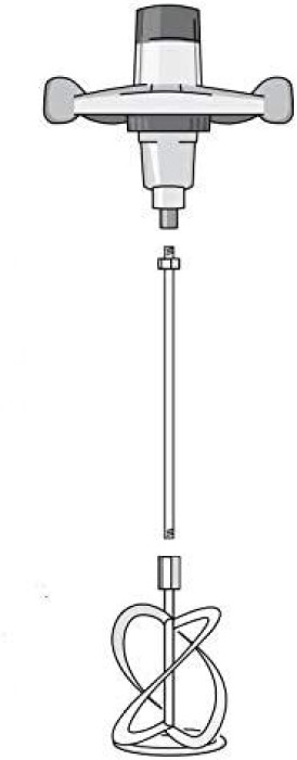 Schuller Rührwerk Easy Mix SX60, 2-Gang Handrührwerk, 1600 Watt (inkl. 140 mm Rührer), 02095
