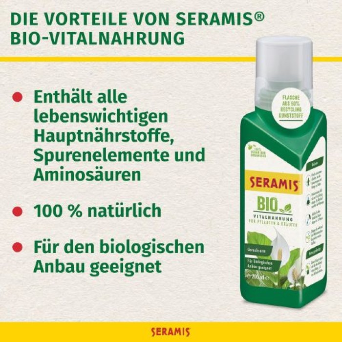 Seramis Bio-Vitalnahrung für Pflanzen und Kräuter, 200 ml, 734961