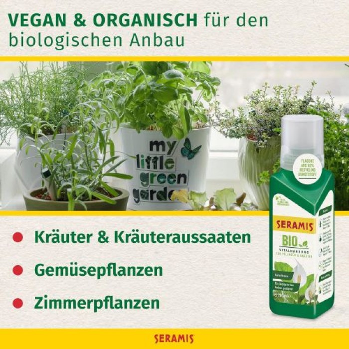 Seramis Bio-Vitalnahrung für Pflanzen und Kräuter, 200 ml, 734961