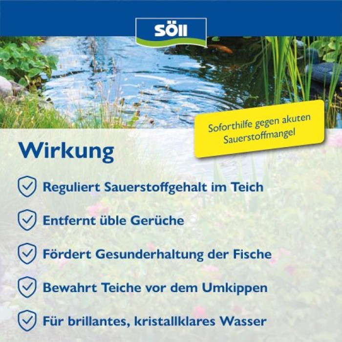 Söll SauerstoffAktiv, 500 g für 5000 Liter, 81798