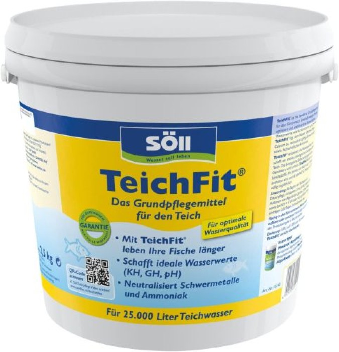 Söll TeichFit Grundpflegemittel für den Teich, 2,5 kg  für 25.000 Liter, 81738