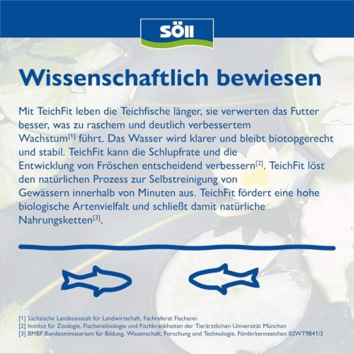 Söll TeichFit Grundpflegemittel für den Teich, 2,5 kg  für 25.000 Liter, 81738