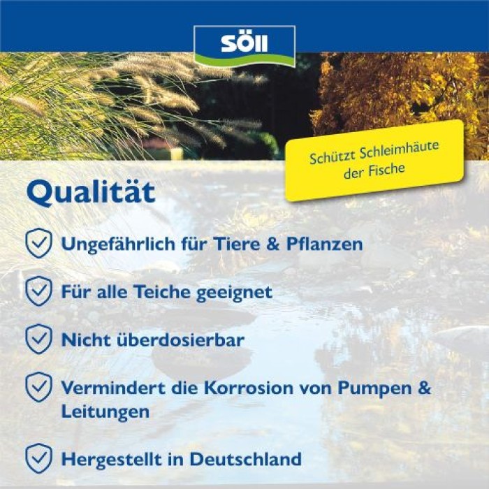 Söll TeichStarter Universal-Wasseraufbereiter - wasserstabilisierendes Teichpflegemittel, 250 g, 81796