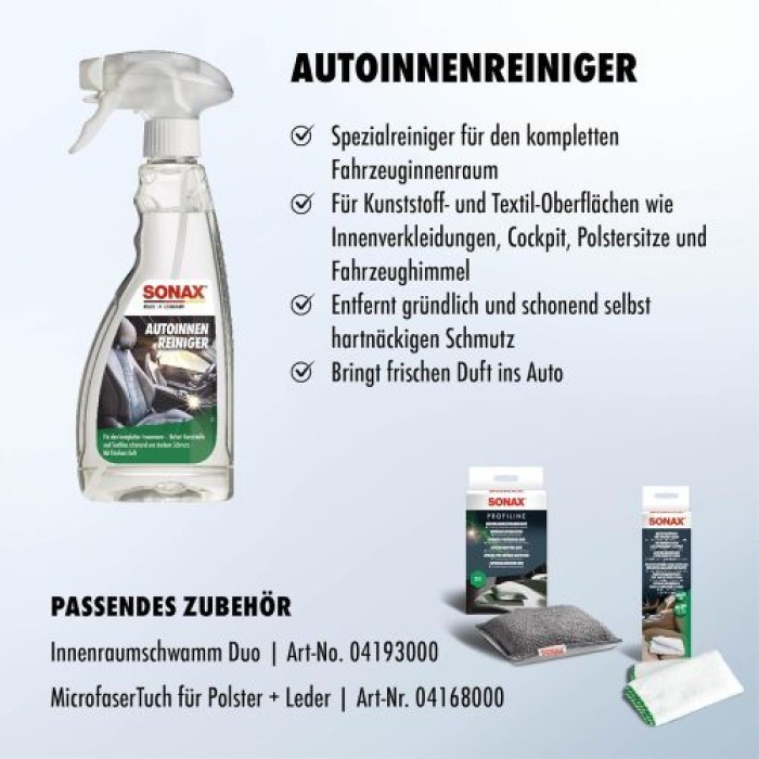 SONAX Autoinnenreiniger 500 ml, 03212000