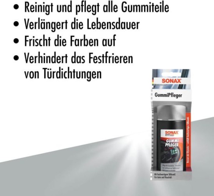 SONAX GummiPfleger mit Schwammapplikator 100 ml, 03400000