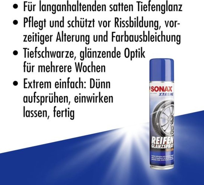 SONAX XTREME ReifenGlanzSpray Wet Look, 400 ml, 02353000