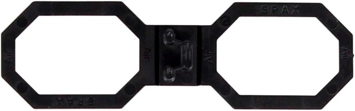 SPAX Terrassen-Abstandshalter Air 6,5 mm, 40 Stück, 4009422564009