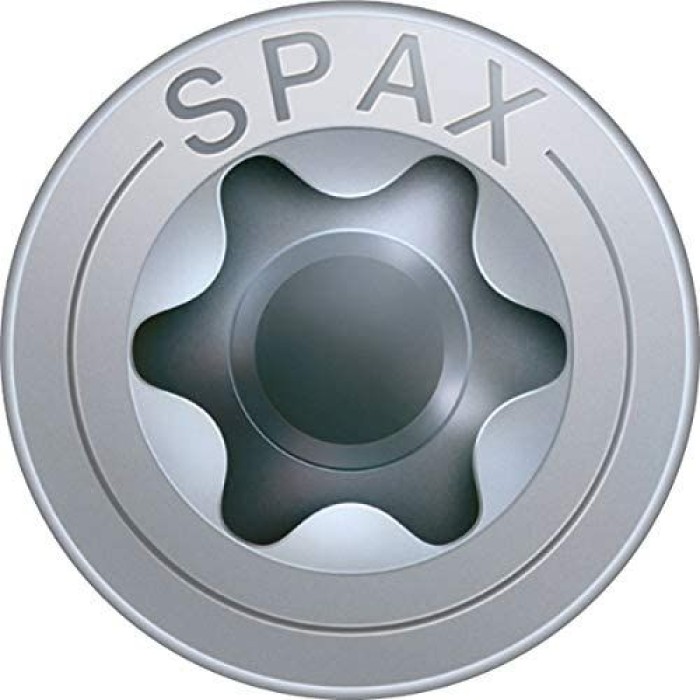 SPAX Universalschraube, 4 x 40 mm, 500 Stück, Teilgewinde, Senkkopf, T-STAR plus T20, 4CUT, WIROX, 4191010400406