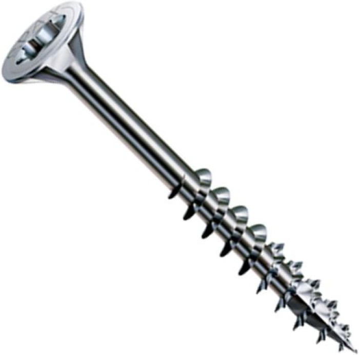 SPAX Universalschraube, 5 x 70 mm, 200 Stück, Teilgewinde, Senkkopf, T-STAR plus T20, 4CUT, WIROX, 4191010500706