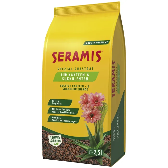 Seramis Spezial-Substrat für Kakteen und Sukkulenten, 2,5 l, 731755