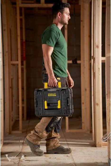 STANLEY FatMax PRO-STACK™, Großer Werkzeugkoffer mit Schaumstoffeinlage und Organizer, FMST1-71966
