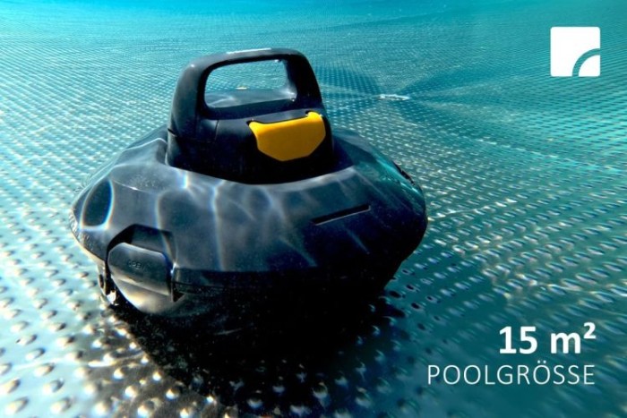 Steinbach Poolrunner ONE RXB 150, Kabelloser Bodensauger für Pools mit bis zu 15 m², 061503Y