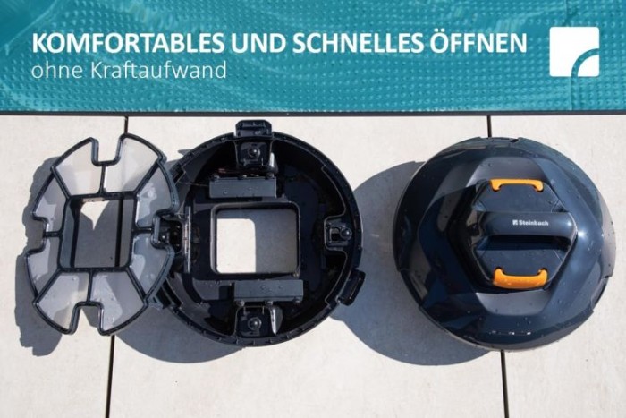 Steinbach Poolrunner ONE RXB 150, Kabelloser Bodensauger für Pools mit bis zu 15 m², 061503Y