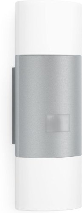 Steinel LED Außenleuchte L 910 S silber, mit 180° Infrarot Bewegungsmelder, 576219