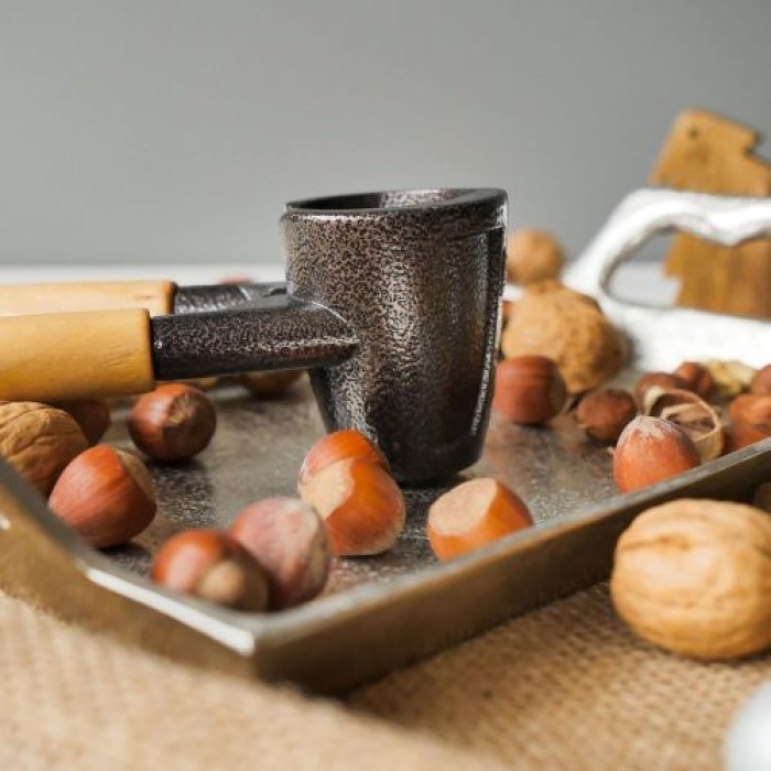 Steuber culinario Nussknacker mit Holzgriff, für nahezu alle Nussarten, 50018